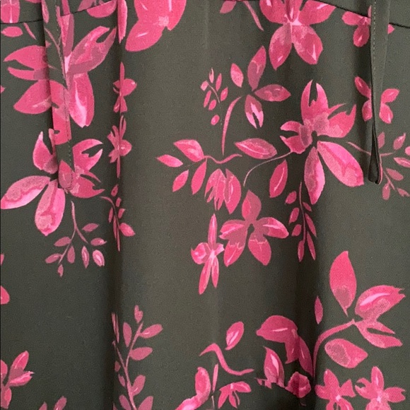 Parker black floral print dress in size XS. - Picture 2 of 6